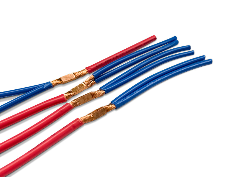 精密電阻焊機-線束壓方焊接技術之3根多股銅芯線束壓方焊接